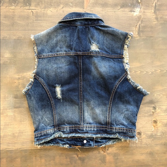 Zara Trafaluc Denim Vest - Picture 3 of 5